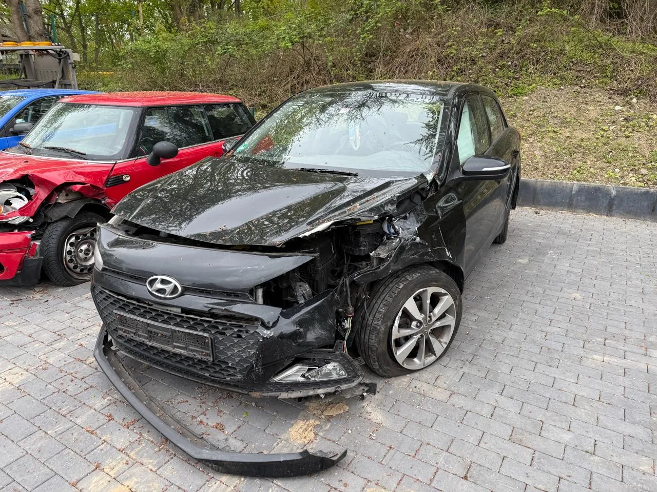 Dokumentierter Unfallschaden
